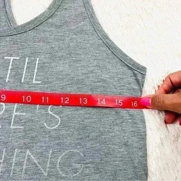 Nike Gray “Until There’s Nothing Left” Razor Back Athletic Tank Size M - Picture 9 of 11